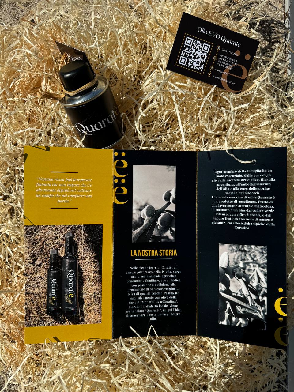 Olio EVO Quarate lattina tonda 100mL