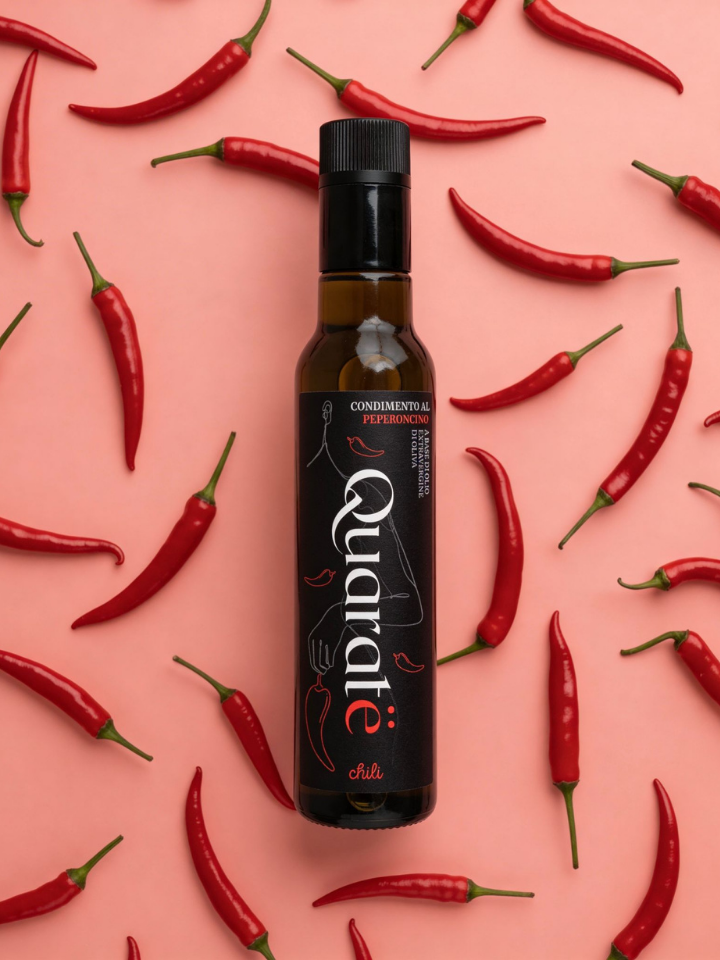 Quarate EVO oil flavored with chili pepper 250 ml