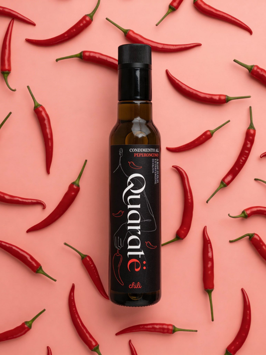 Olio EVO Quarate aromatizzato al peperoncino 250 mL