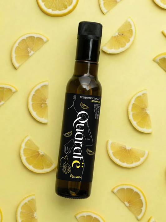 Olio EVO Quarate aromatizzato al limone 250 mL